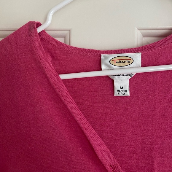 Talbots Pink Cardigan - Picture 2 of 11